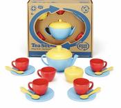Green Toys Recycled Plastic Tea Set Blue For Age 2 Years And Up image