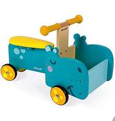Janod Ride On Hippo With Front Storage image