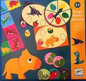 Djeco Dinosaur Bingo Memory and Domino Board Games image