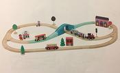 Vilac Grand Express Wooden Train Set image