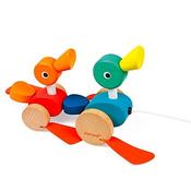 Janod Flappy Feet Duck Pull-along image
