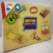 Goki Wooden Sound Peg Puzzle Musical Instruments image