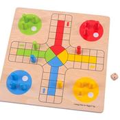 Ludo Wooden Board Game from Bigjig image