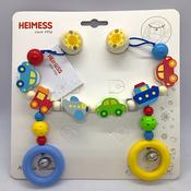 Heimess Wooden Baby Activity Pram Toy Trains, Planes and Cars image