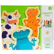 Djeco Wooden  Crazy Animal Magnets