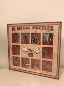 Eureka 10 Metal Puzzles To Challenge the Mind (Red)