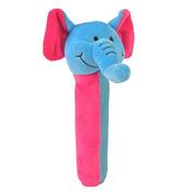 Squeakaboo Elephant Soft Baby Rattle image
