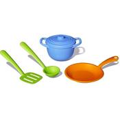 Green Toys Chef Set Pot, Pan &amp; Utensils image