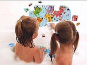 Janod World Map Jigsaw Puzzle for In the Bath image