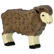 Holztiger wooden animal black sheep standing image