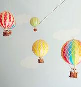 Hot Air Balloon Mobile Primary Colours image