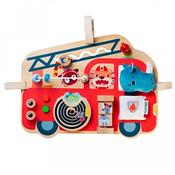 Baby Wooden Activity Panel Fire Engine from Lilliputiens image