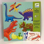 Djeco Art Set Jumping Jack Dinosaurs image