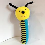Squeakaboo Bee Soft Baby Rattle image