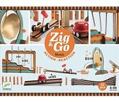 Djeco Zig &amp; Go Music 52 Piece Action Reaction Wooden Marble Run image