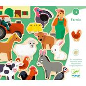 Djeco Wooden Magnetic Farm From Age 2 Years Up