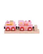 BigJig Pink Train Engine With Carriage image