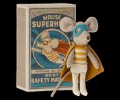 Maileg Superhero Mouse Little Brother in Matchbox image