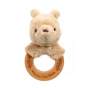 Classic Pooh Bear Wooden Baby Rattle image
