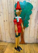 Classic Wooden Pinocchio made In Italy 70cm image