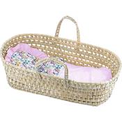 PetitCollin Moses Basket For Dolls Up To 50cm image