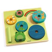 Djeco Puzzle &amp; Stack Rainbow image