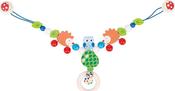 Heimess Wooden Baby Activity Pram Toy Hedgehog and Owl image
