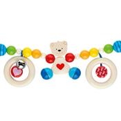 Heimess Wooden Baby Activity Pram Toy Bear with Heart image