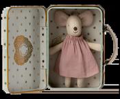 Maileg Angel Mouse in Suitcase Little Sister