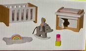 Goki Dollhouse Wooden Baby Room Furniture image