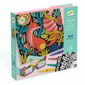 Djeco Art Set 3D Colouring Fantasy Forest