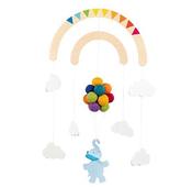Goki Wooden Mobile Elephant on Balloons image