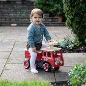 Vilac Wooden Ride on Fire Truck image