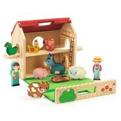 Djeco Wooden Toddler Softi Farm