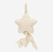 Jelly Cat Bashful Cream Bunny Star Musical String Pull and Soft Toy image