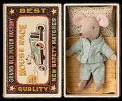 Maileg Little Brother In Matchbox Pyjamas Magnetic Hands