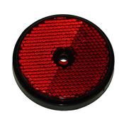 MP854 Radex Round Red Reflector With Mounting Hole