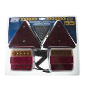 MP44862 10-30V LED Magnetic Lighting Pods 10m Trailer Cable
