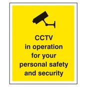 CCTV In Operation For Your Personal Safety And Security