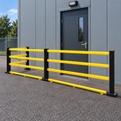 Black Bull Hybrid Flexible Railing System - OUTDOOR