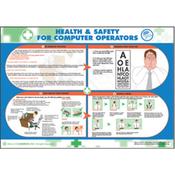 Health &amp; safety for computer operators poster