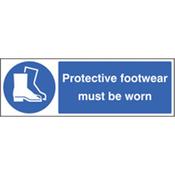 Protective Footwear Must Be Worn Mandatory Sign image
