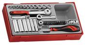 Socket Set 1/4 inch Drive 35 Pieces(TT1435) image
