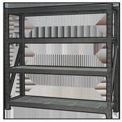 Heavy-Duty Racking Unit with 4 Mesh Shelves 640kg Capacity Per Level 1956mm(AP6572) image