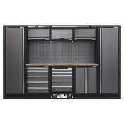 Superline Pro 3.2m Storage System - Wood Worktop(APMSSTACK0)