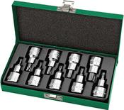 Toptul 9pce 1/2" dr. Star bit socket set T20 - T60(QGAAD0903) image