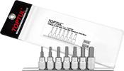 Toptul 7PCS 3/8" Dr. Hex Bit Socket Rail Set(QGAAG0702) image