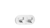Bboden Double Hook Square Chrome - McDaids Bathroom Plumbing Tiles