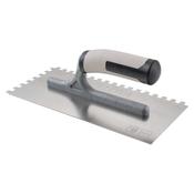 Bellota Bi‑Material Handle Stainless Steel Square Notched Trowel (8 mm notch) - McDaids Bathroom Plumbing Tiles image
