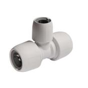 318 Acorn Tee White - 3/4" x 3/4" x 1/2"